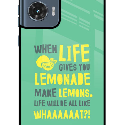 Quote Moto Edge 50 Fusion Glass Case Back Cover by Casekaro