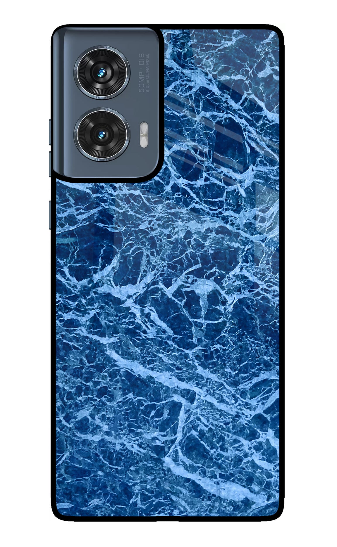 Blue Marble Moto Edge 50 Fusion Glass Case