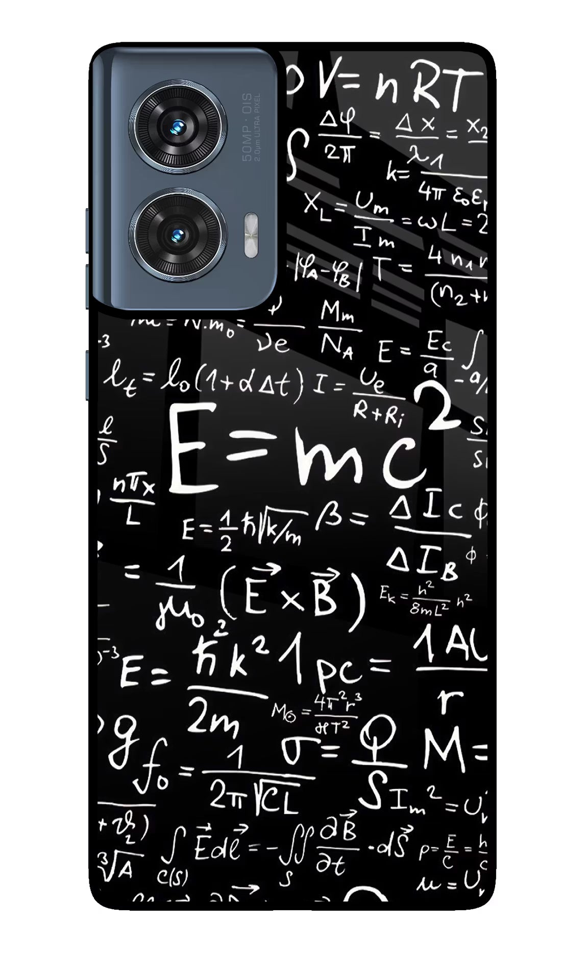 Physics Formula Moto Edge 50 Fusion Glass Case Back Cover by Casekaro