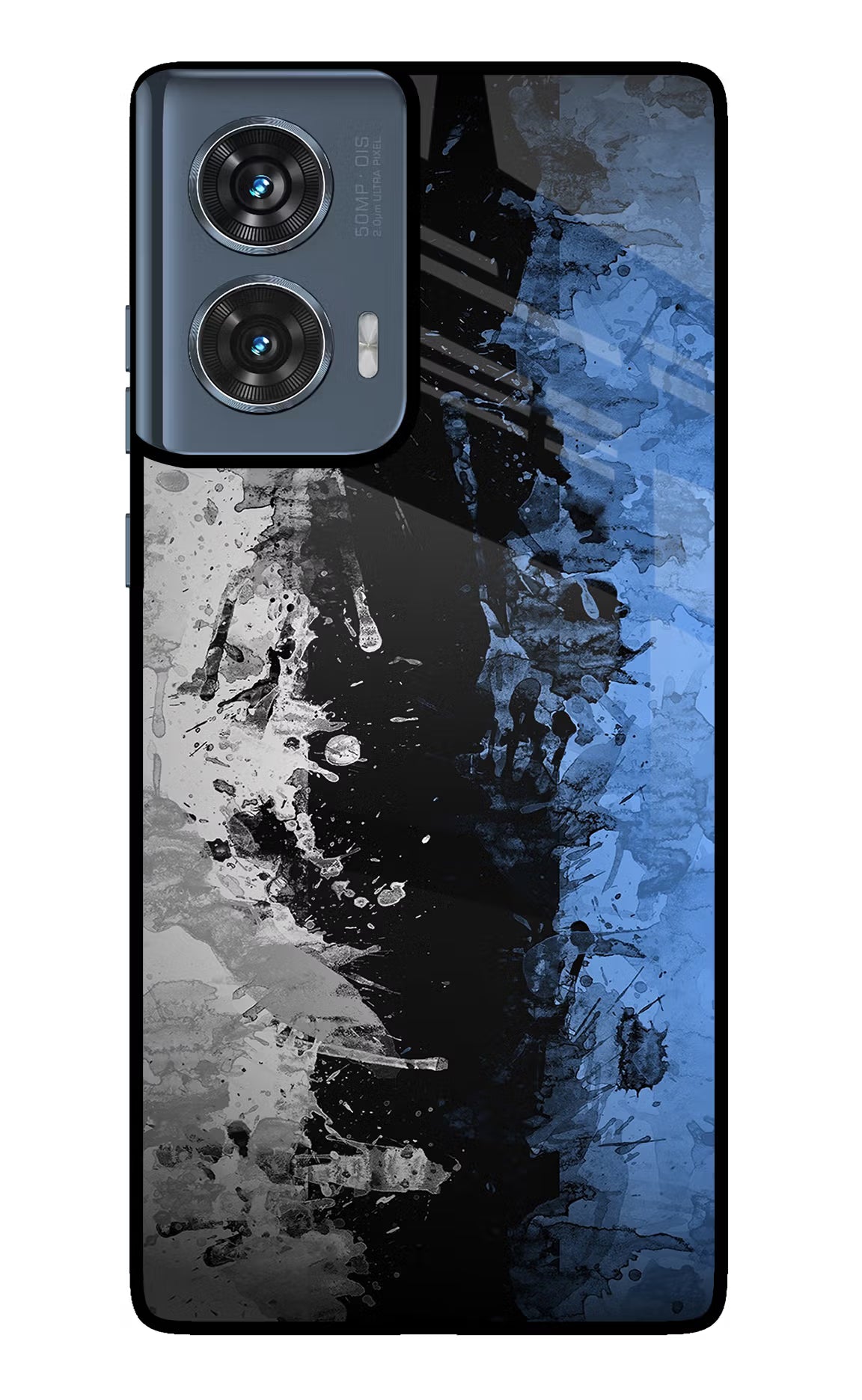 Artistic Design Moto Edge 50 Fusion Glass Case Back Cover by Casekaro