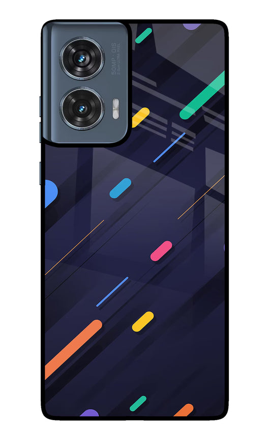 Abstract Design Moto Edge 50 Fusion Glass Case