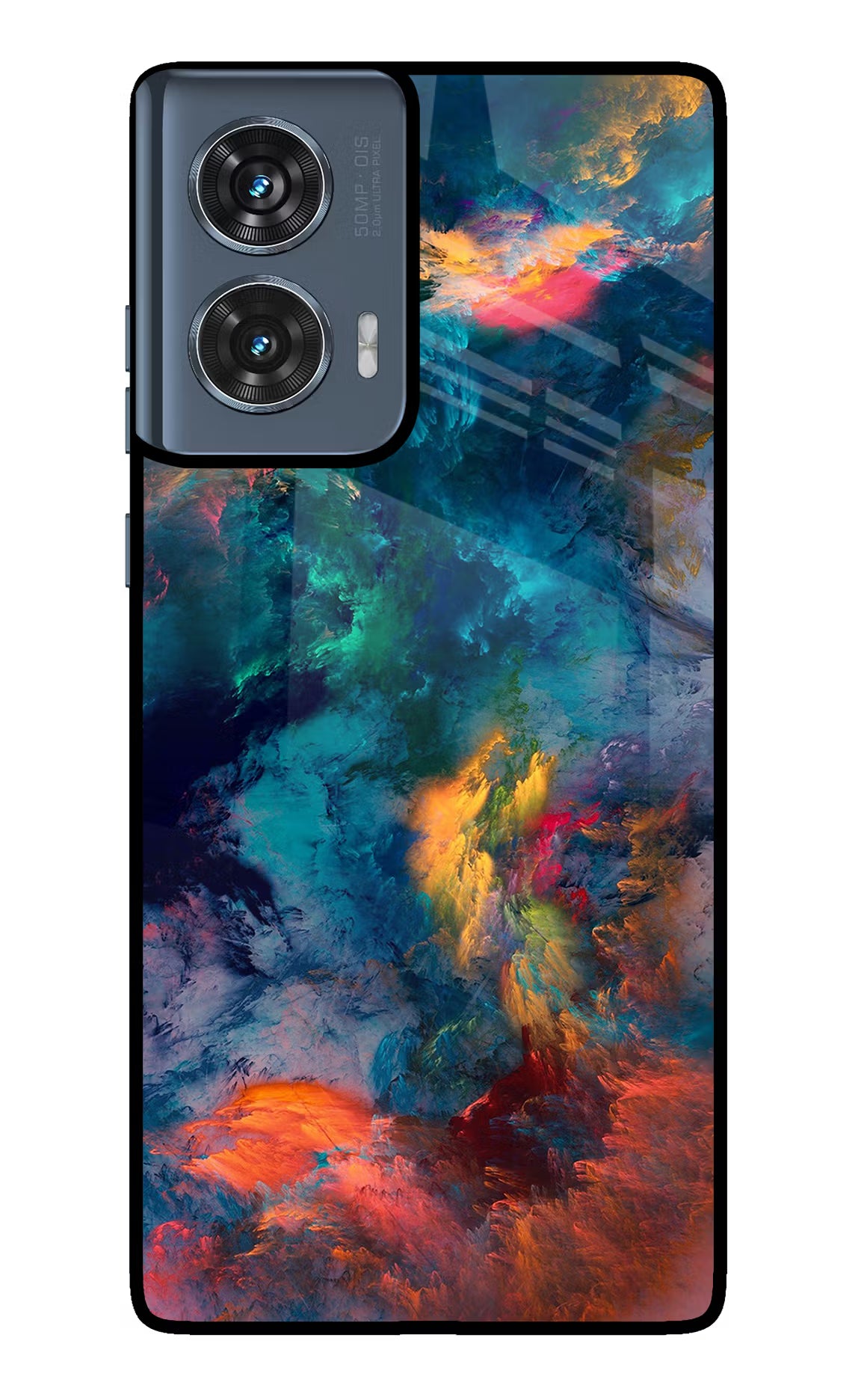 Artwork Paint Moto Edge 50 Fusion Glass Case Back Cover by Casekaro