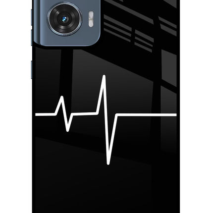Heart Beats Moto Edge 50 Fusion Glass Case Back Cover by Casekaro