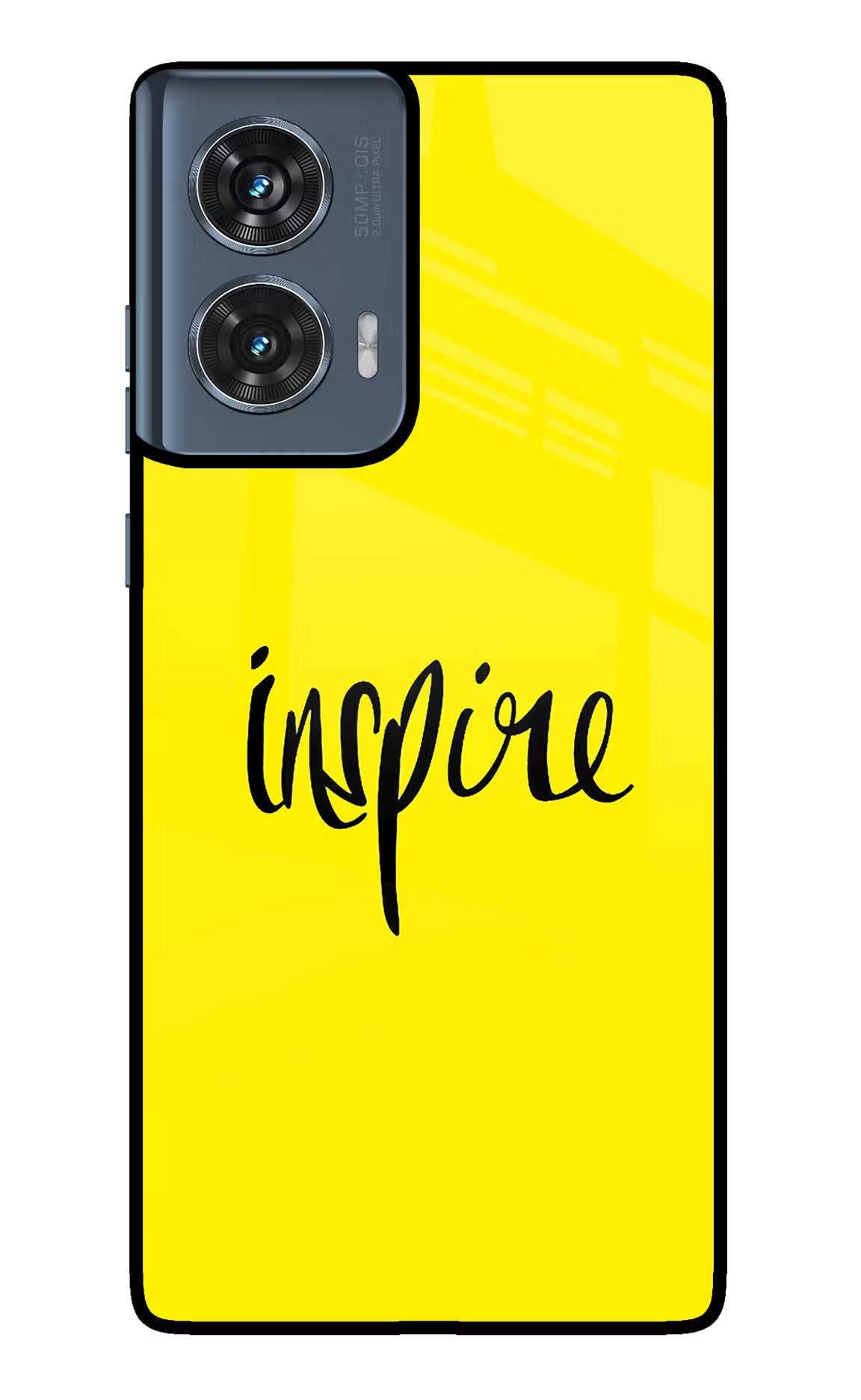 Inspire Moto Edge 50 Fusion Glass Case Back Cover by Casekaro