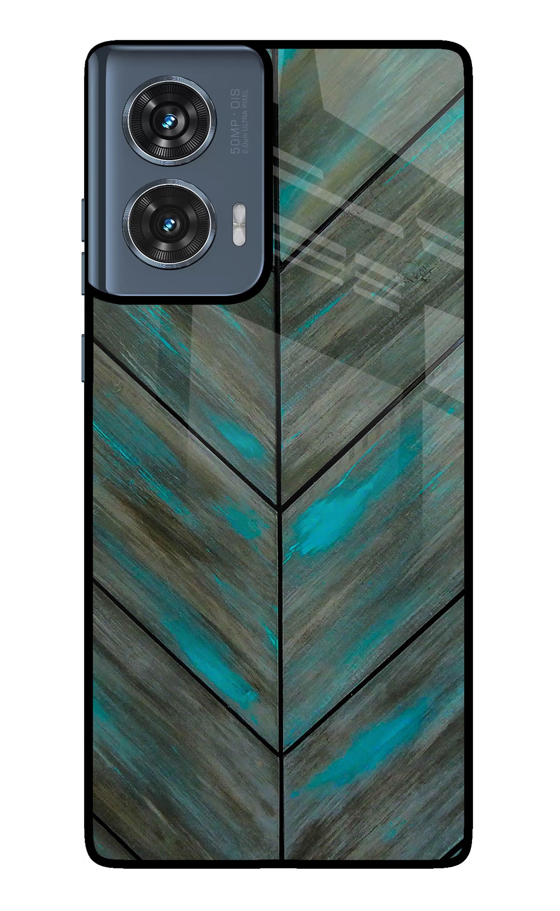 Pattern Moto Edge 50 Fusion Glass Case