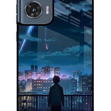 Anime Moto Edge 50 Fusion Glass Case Back Cover by Casekaro