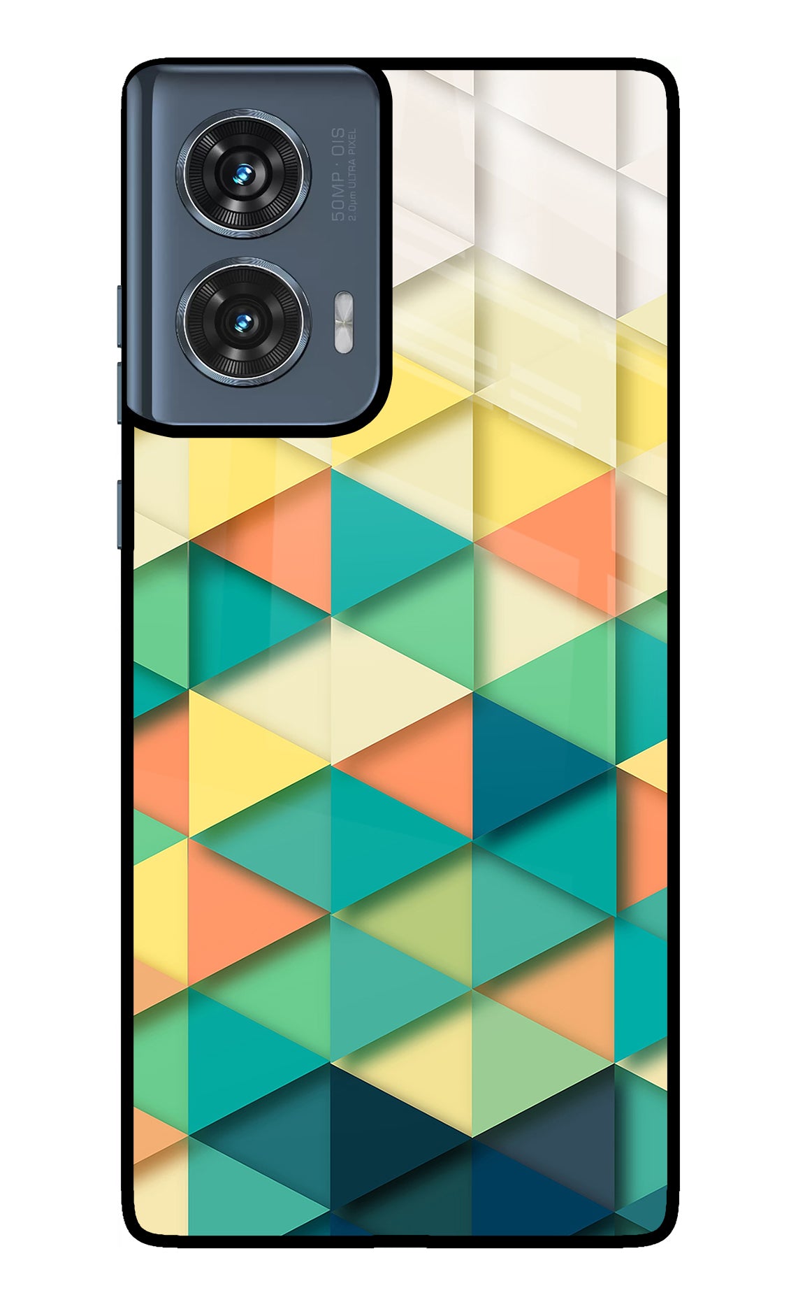 Abstract Moto Edge 50 Fusion Glass Case