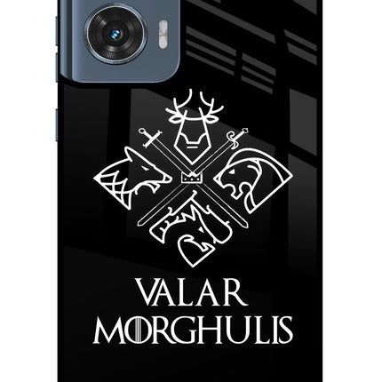 Valar Morghulis | Game Of Thrones Moto Edge 50 Fusion Glass Case Back Cover by Casekaro