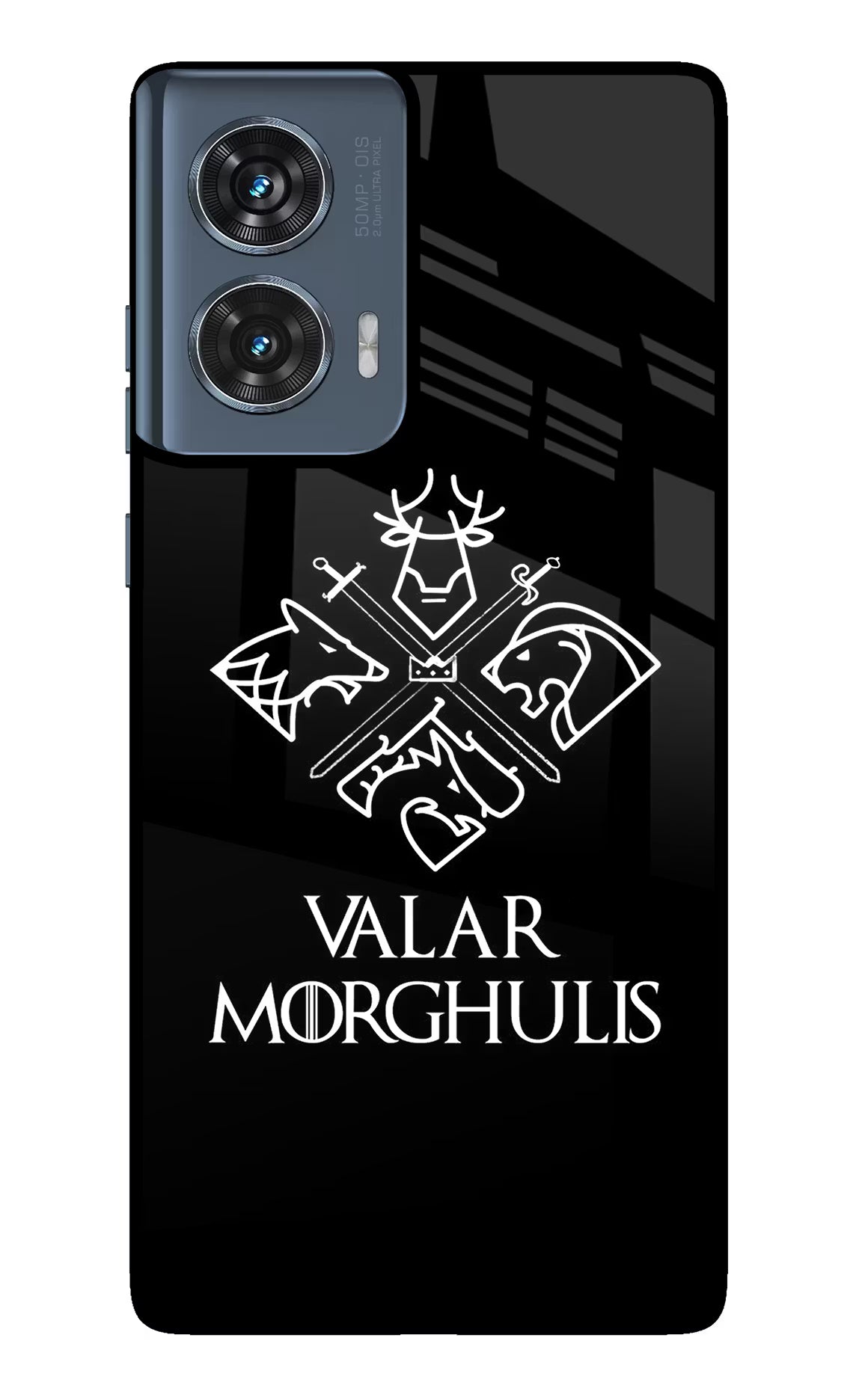 Valar Morghulis | Game Of Thrones Moto Edge 50 Fusion Glass Case Back Cover by Casekaro