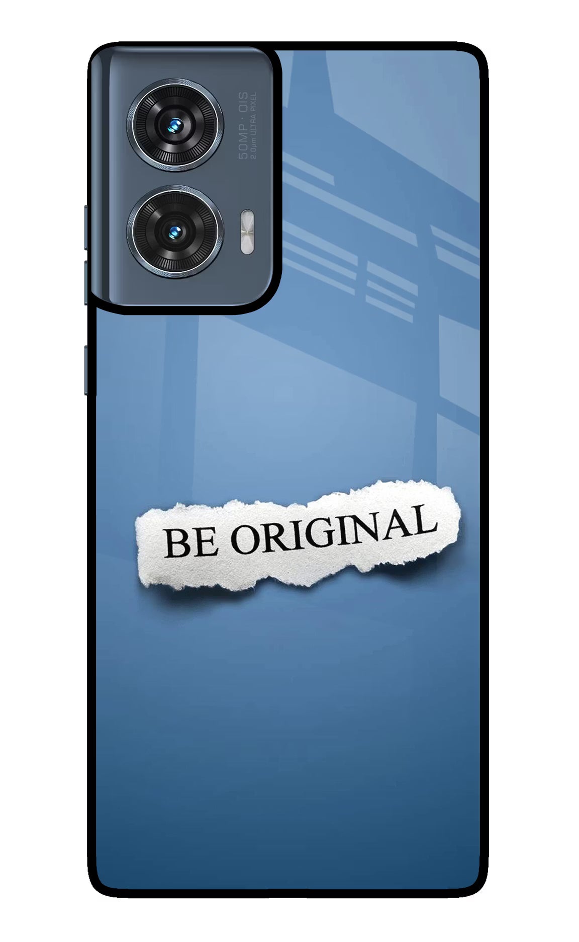 Be Original Moto Edge 50 Fusion Glass Case Back Cover by Casekaro