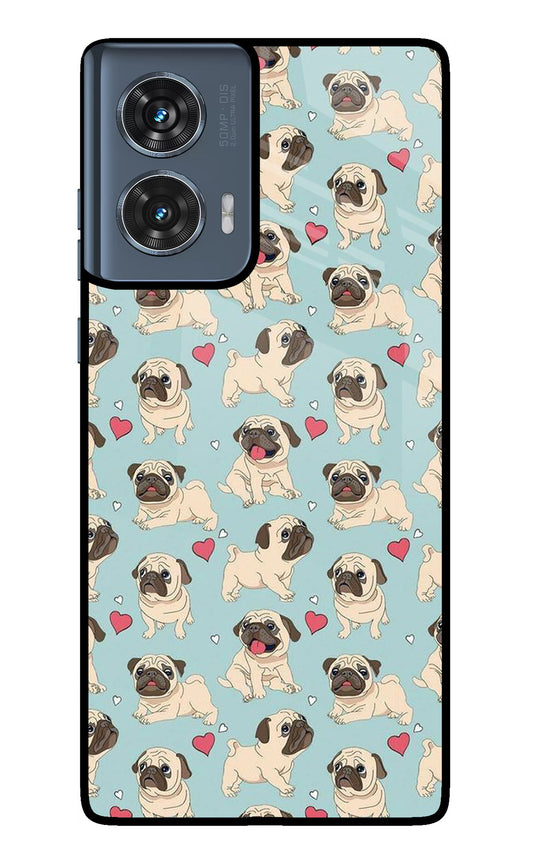 Pug Dog Moto Edge 50 Fusion Glass Case