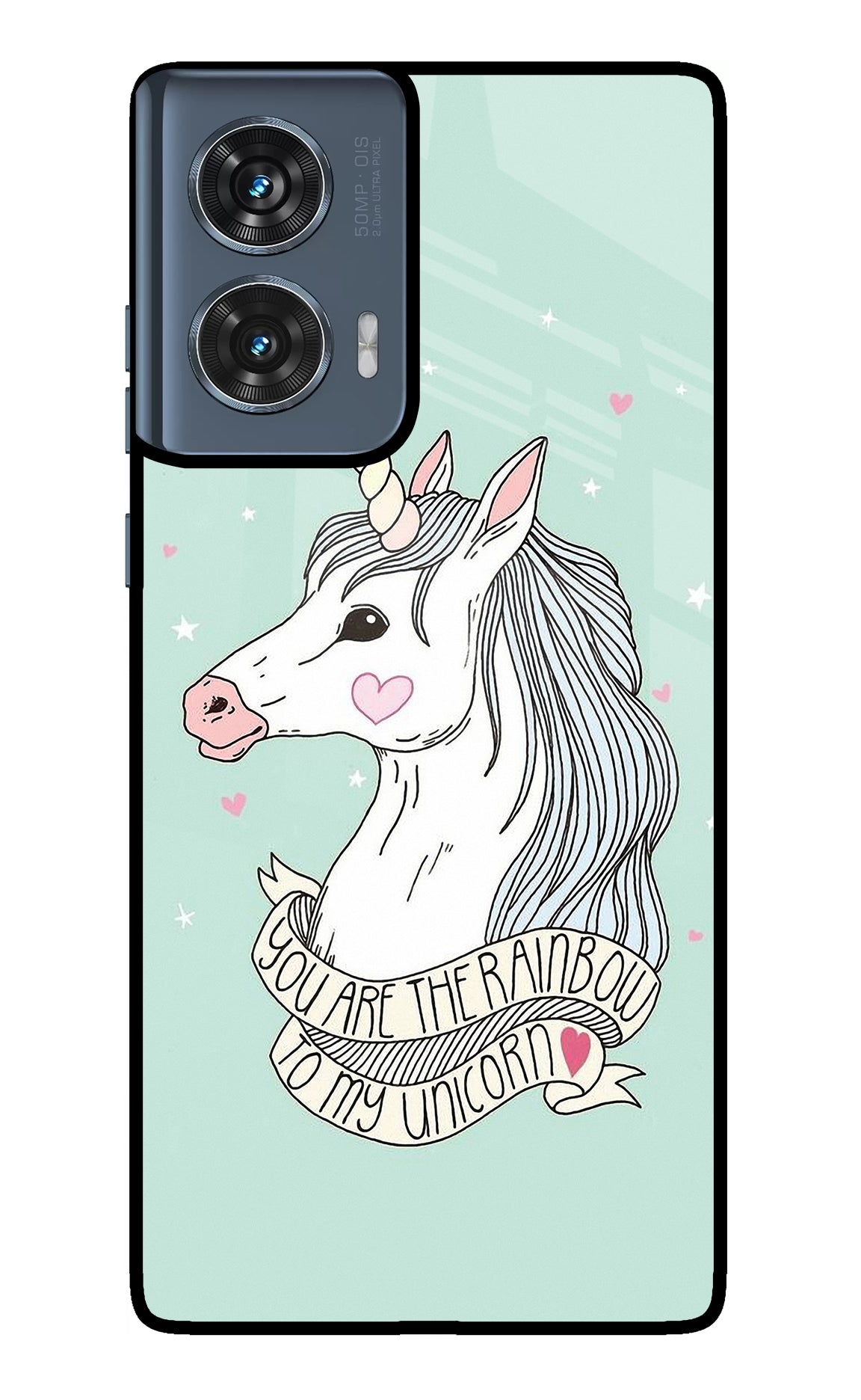 Unicorn Wallpaper Moto Edge 50 Fusion Back Cover