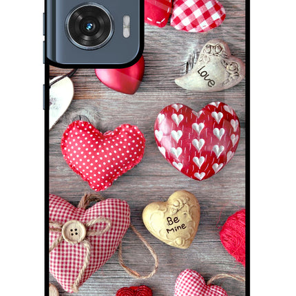 Love Wallpaper Moto Edge 50 Fusion Glass Case Back Cover by Casekaro