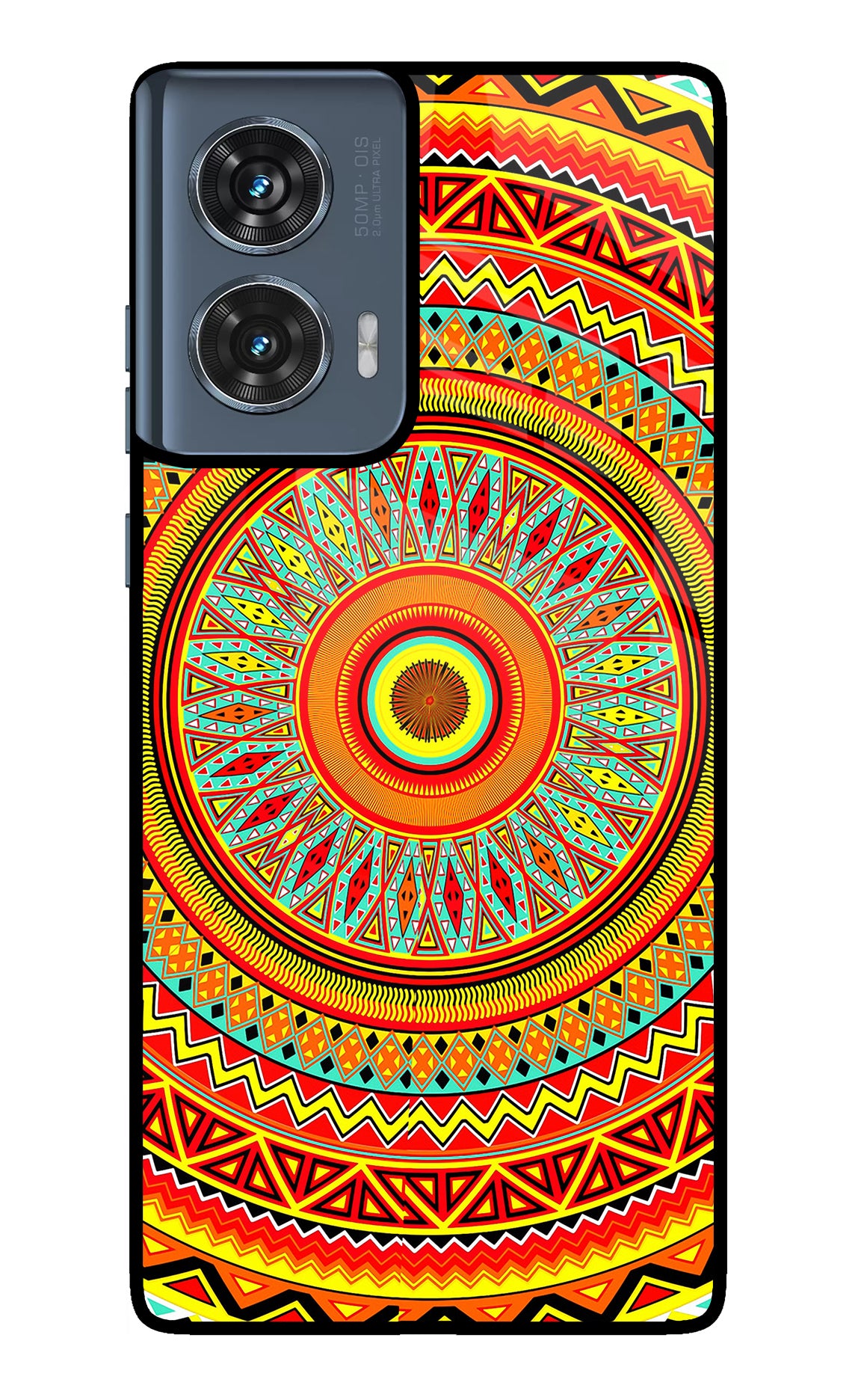 Mandala Pattern Moto Edge 50 Fusion Back Cover