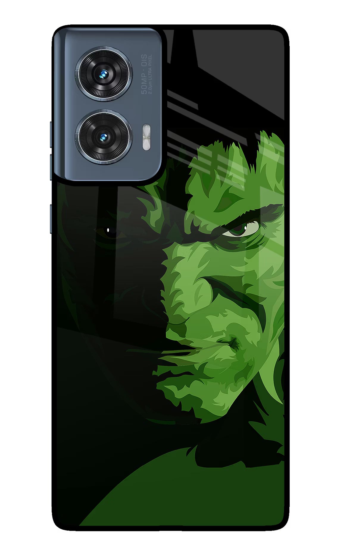 HULK Moto Edge 50 Fusion Glass Case Back Cover by Casekaro