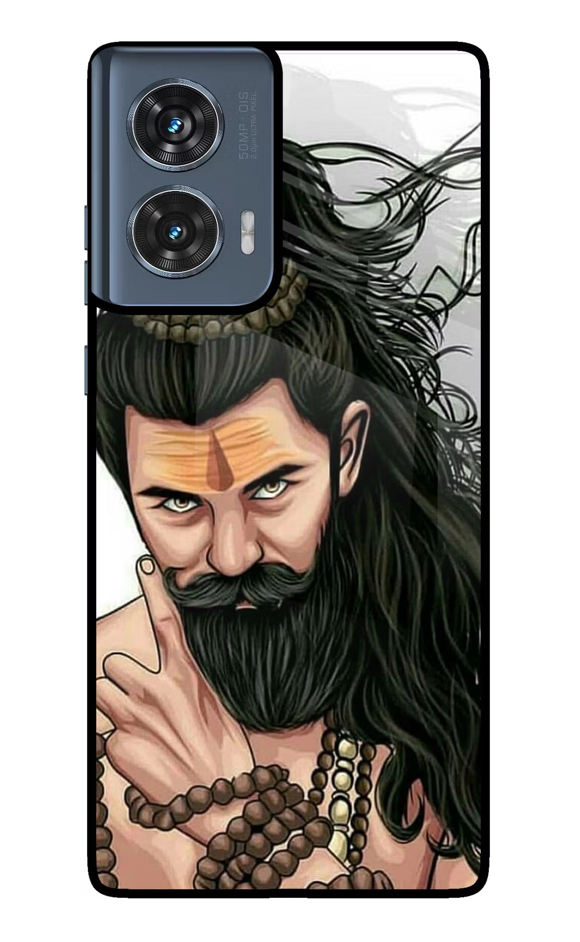 Mahadev Moto Edge 50 Fusion Glass Case Back Cover by Casekaro
