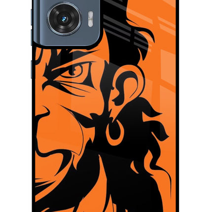 Hanuman Moto Edge 50 Fusion Glass Case Back Cover by Casekaro