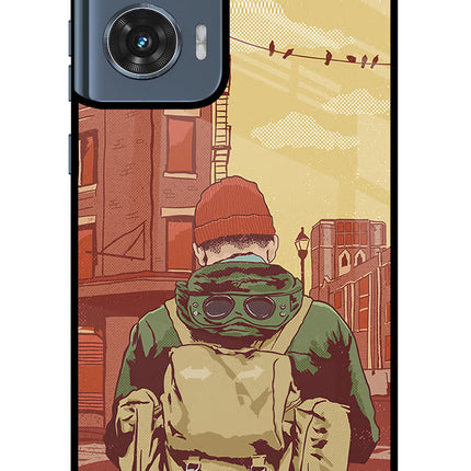 Adventurous Moto Edge 50 Fusion Glass Case Back Cover by Casekaro
