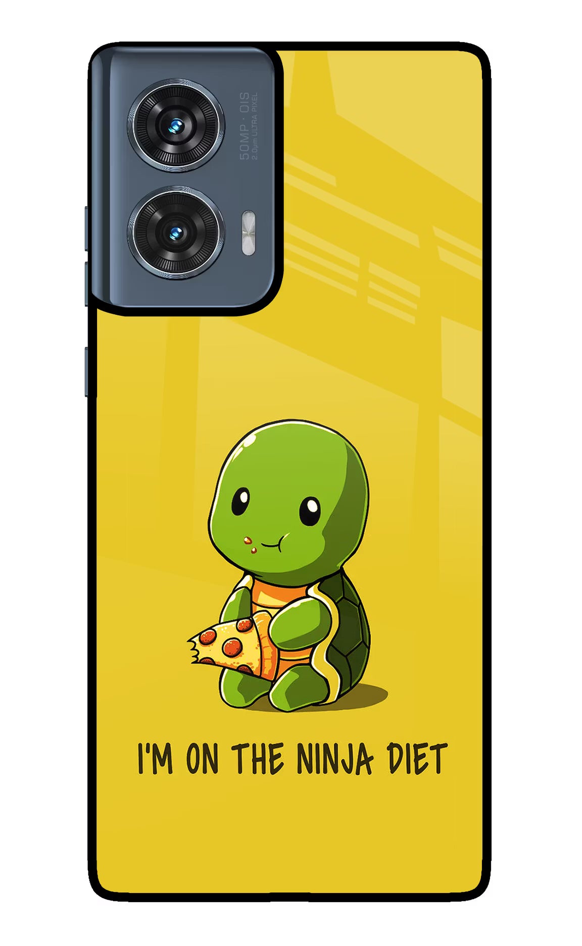 I'm on Ninja Diet Moto Edge 50 Fusion Glass Case Back Cover by Casekaro