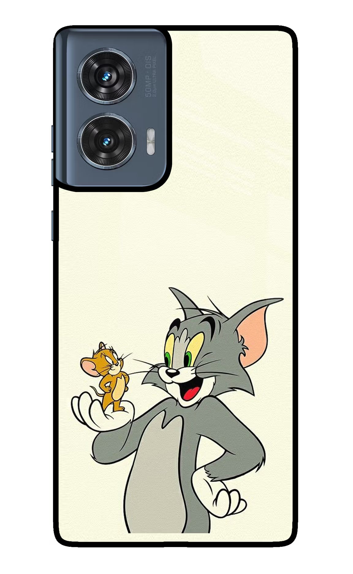 Tom & Jerry Moto Edge 50 Fusion Glass Case Back Cover by Casekaro