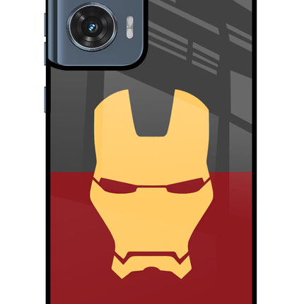 Ironman Moto Edge 50 Fusion Glass Case Back Cover by Casekaro