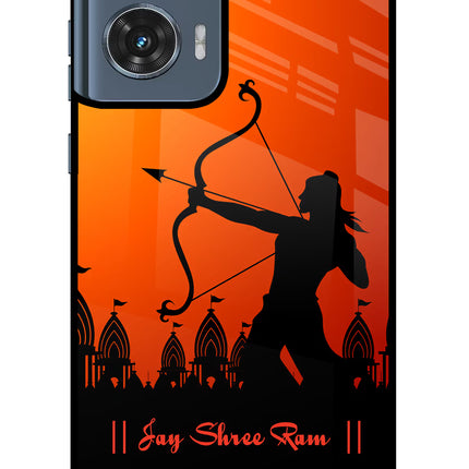 Lord Ram - 4 Moto Edge 50 Fusion Glass Case Back Cover by Casekaro