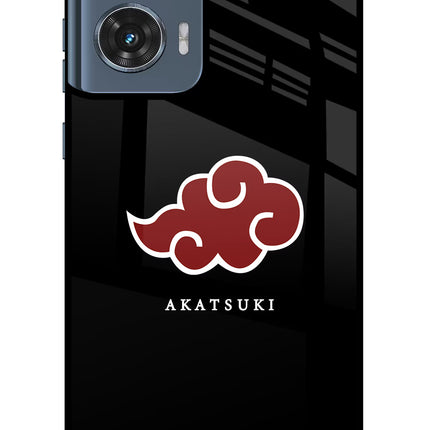Akatsuki Moto Edge 50 Fusion Glass Case Back Cover by Casekaro