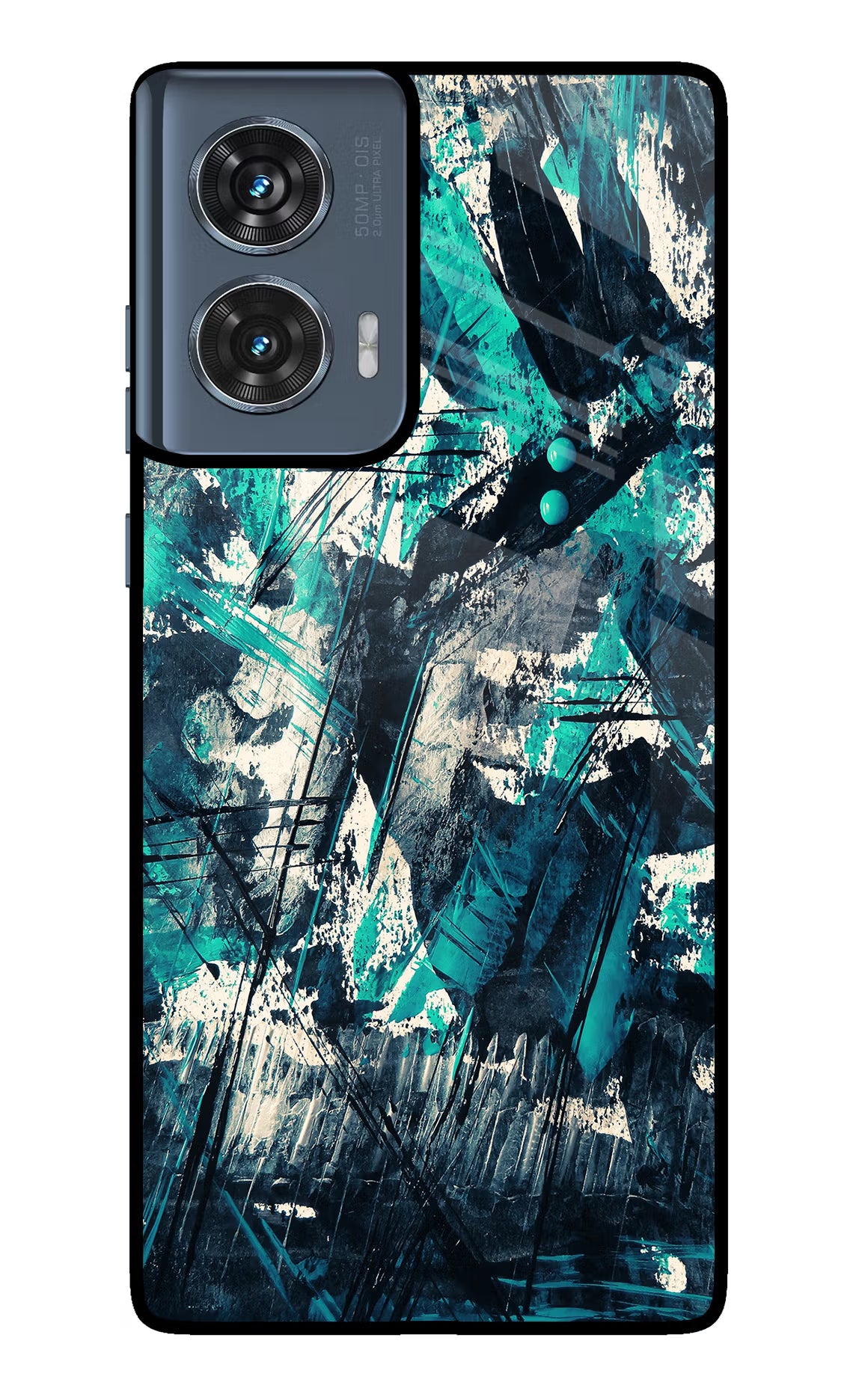 Artwork Moto Edge 50 Fusion Glass Case Back Cover by Casekaro