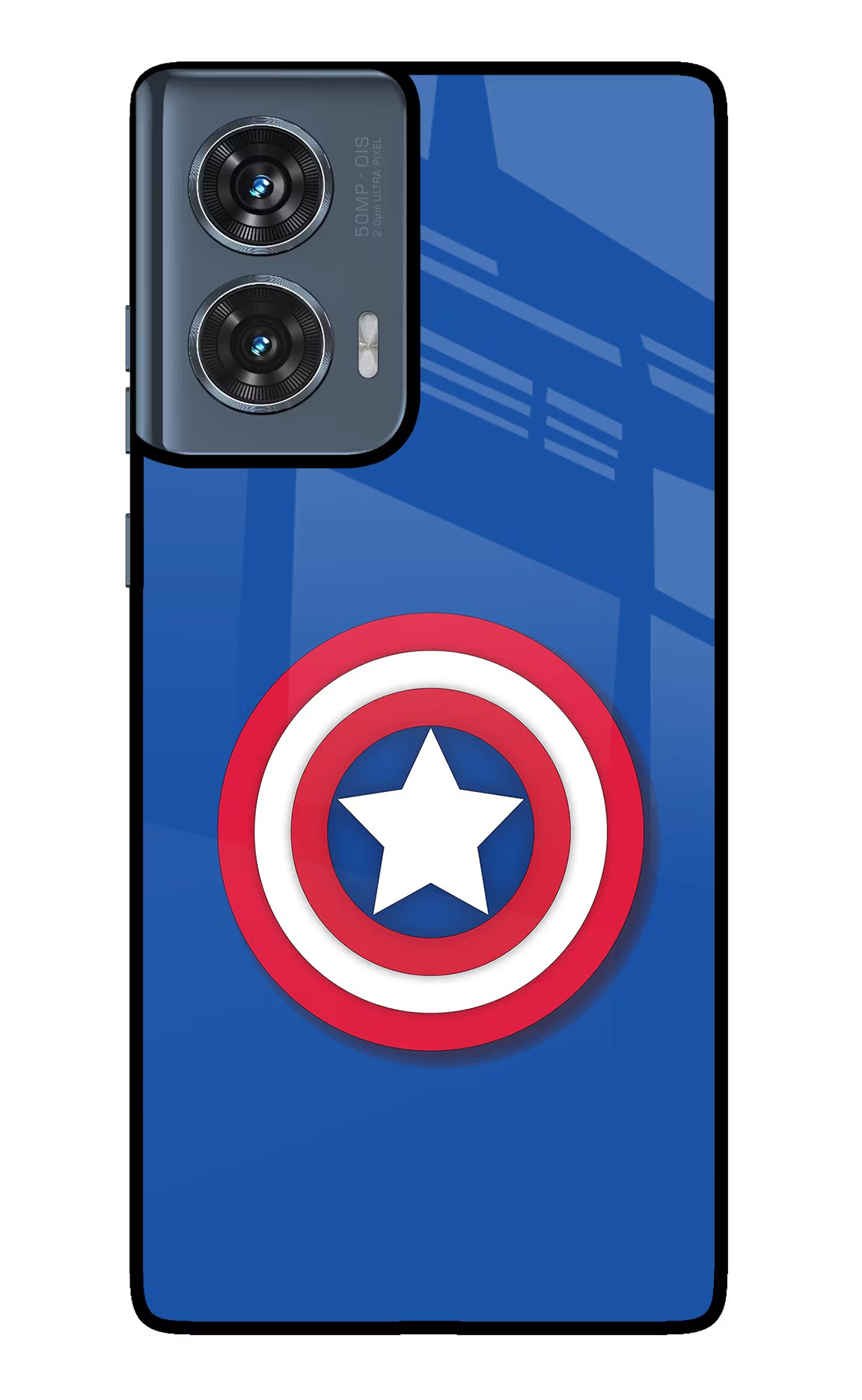 Shield Moto Edge 50 Fusion Glass Case Back Cover by Casekaro