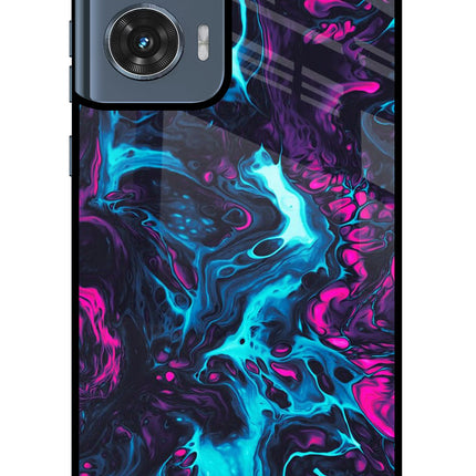 Abstract Moto Edge 50 Fusion Glass Case Back Cover by Casekaro