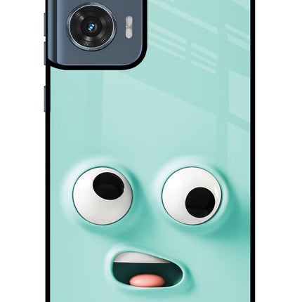 Funny Cartoon Moto Edge 50 Fusion Glass Case Back Cover by Casekaro