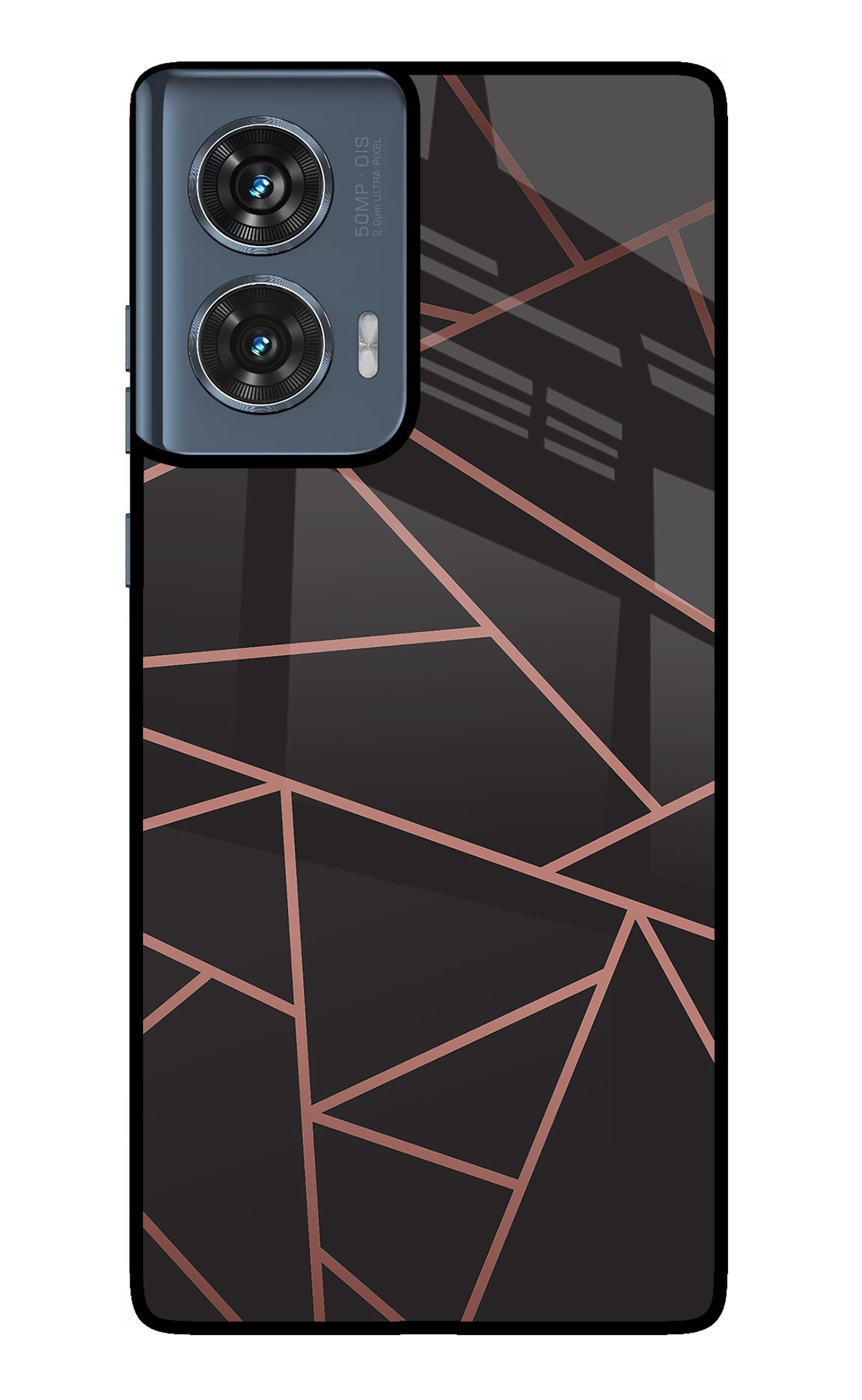 Geometric Pattern Moto Edge 50 Fusion Back Cover