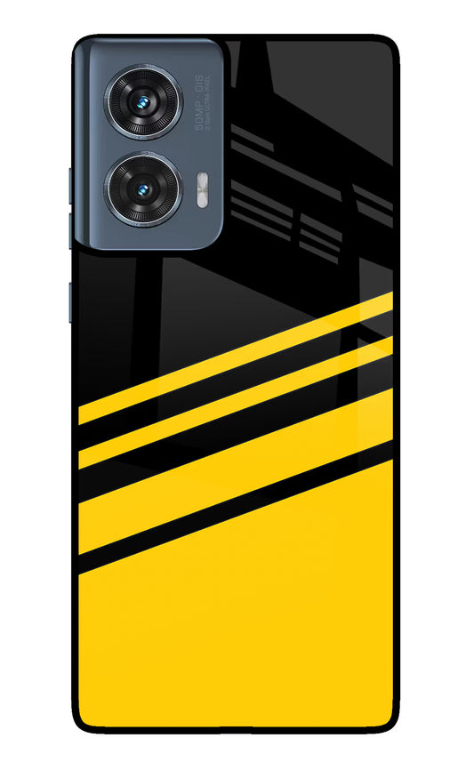 Yellow Shades Moto Edge 50 Fusion Glass Case