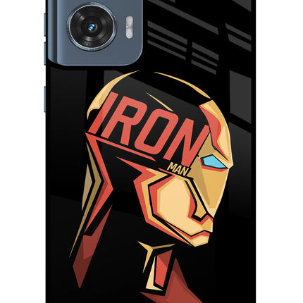 IronMan Moto Edge 50 Fusion Glass Case Back Cover by Casekaro