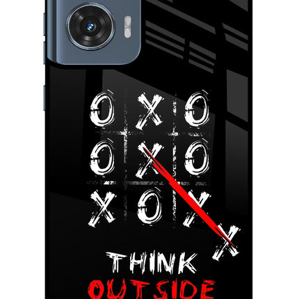 Think out of the BOX Moto Edge 50 Fusion Glass Case Back Cover by Casekaro