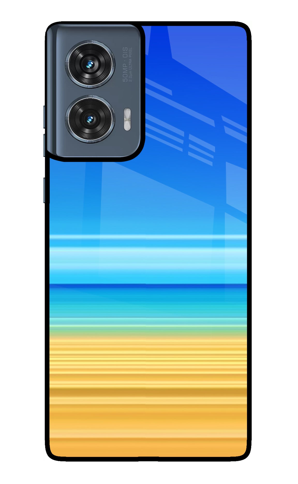 Beach Art Moto Edge 50 Fusion Glass Case