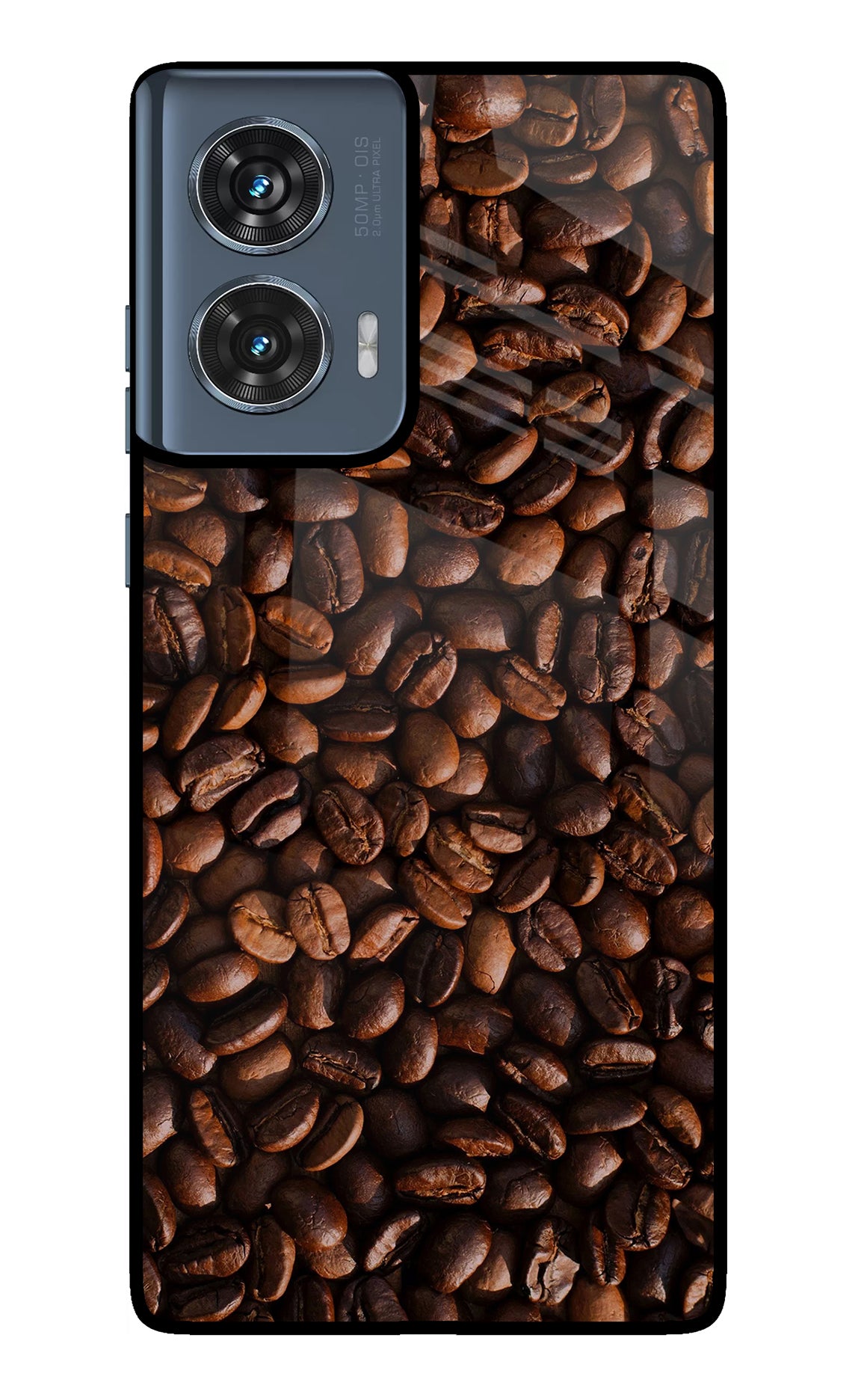 Coffee Beans Moto Edge 50 Fusion Glass Case