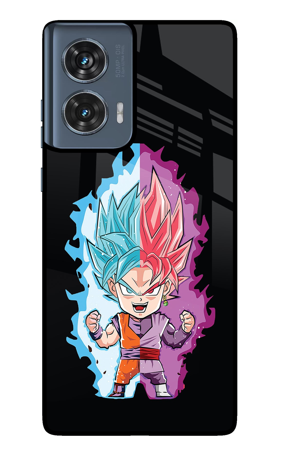 Chota Goku Moto Edge 50 Fusion Glass Case