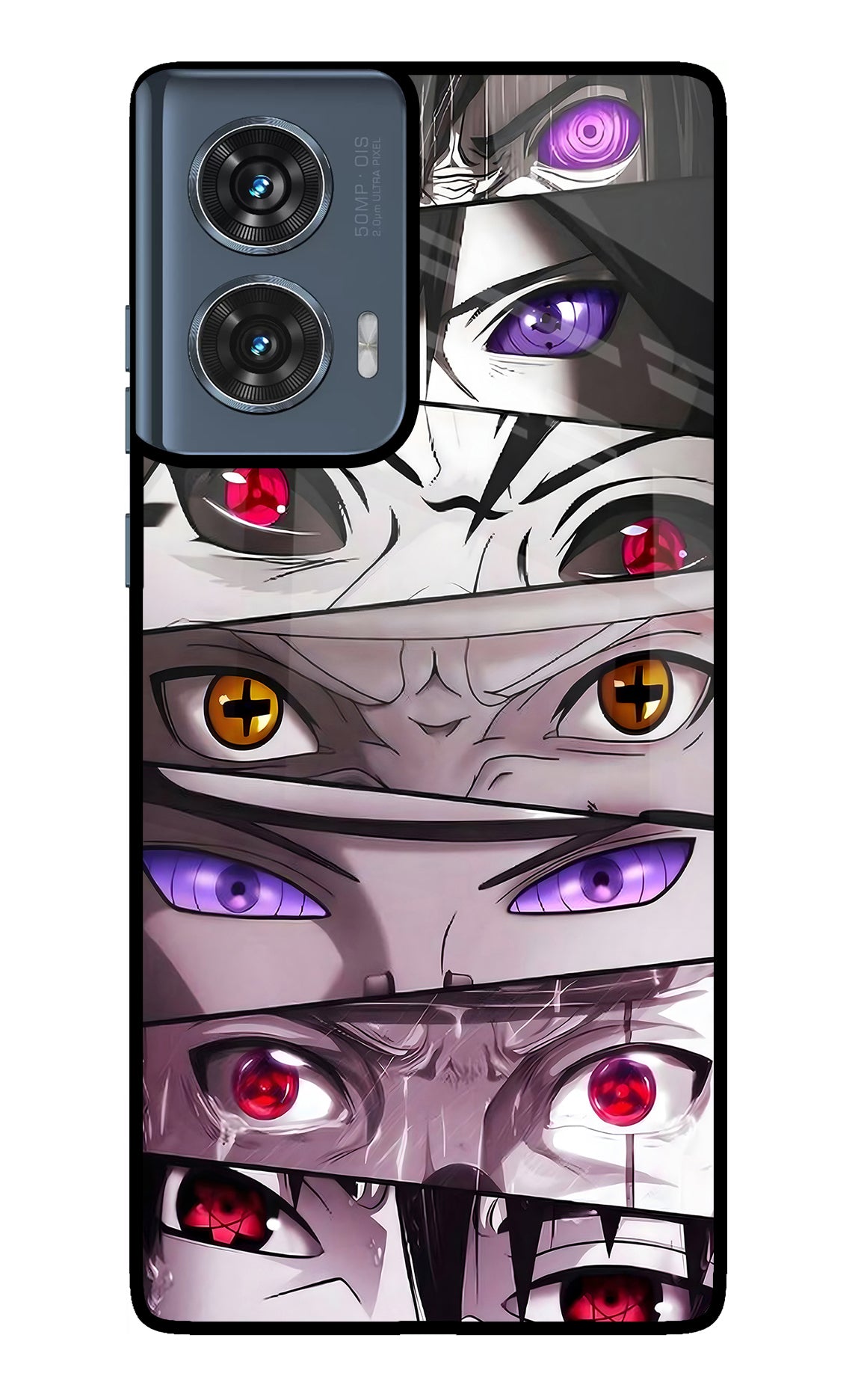 Naruto Anime Moto Edge 50 Fusion Glass Case