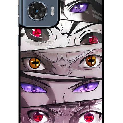 Naruto Anime Moto Edge 50 Fusion Glass Case Back Cover by Casekaro