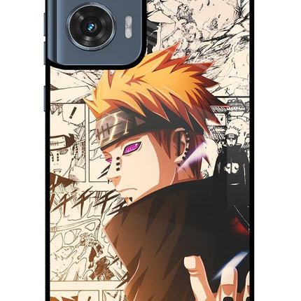 Pain Anime Moto Edge 50 Fusion Glass Case Back Cover by Casekaro