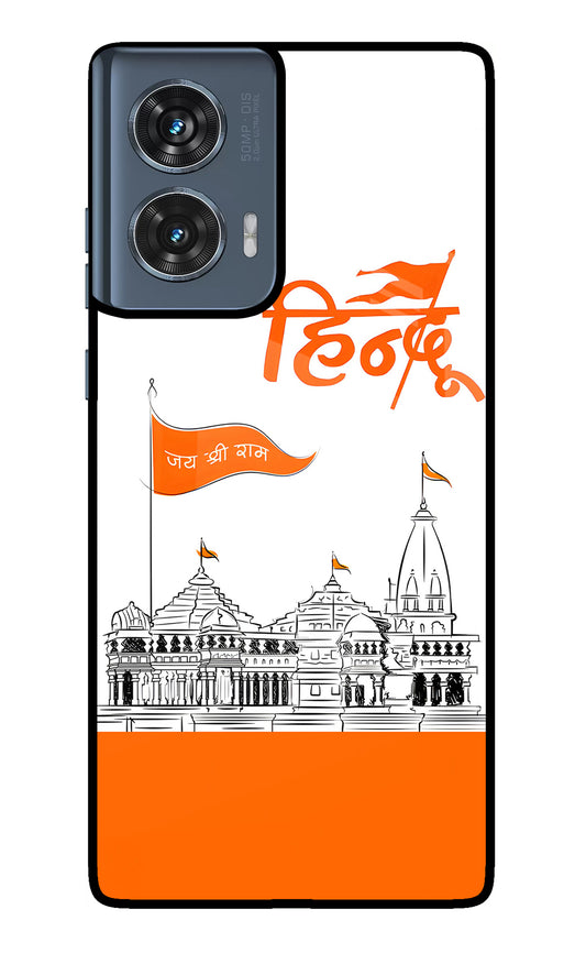 Jai Shree Ram Hindu Moto Edge 50 Fusion Glass Case