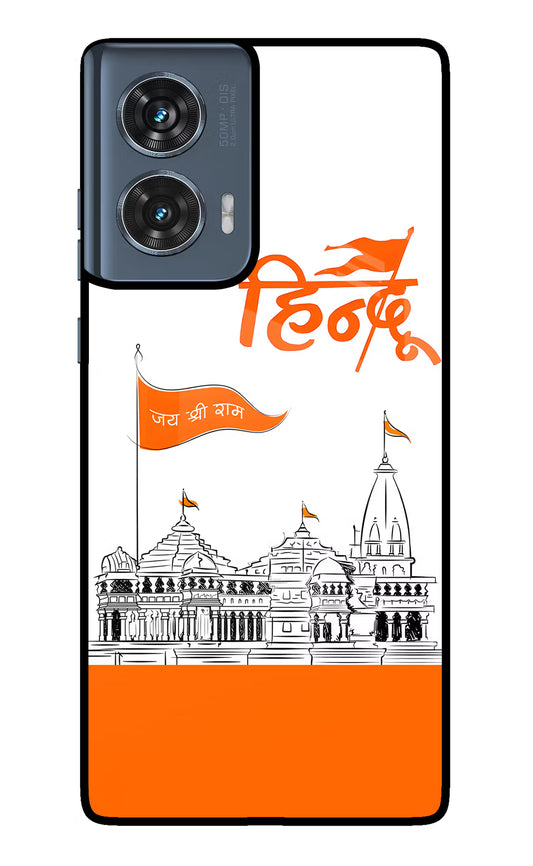 Jai Shree Ram Hindu Moto Edge 50 Fusion Glass Case