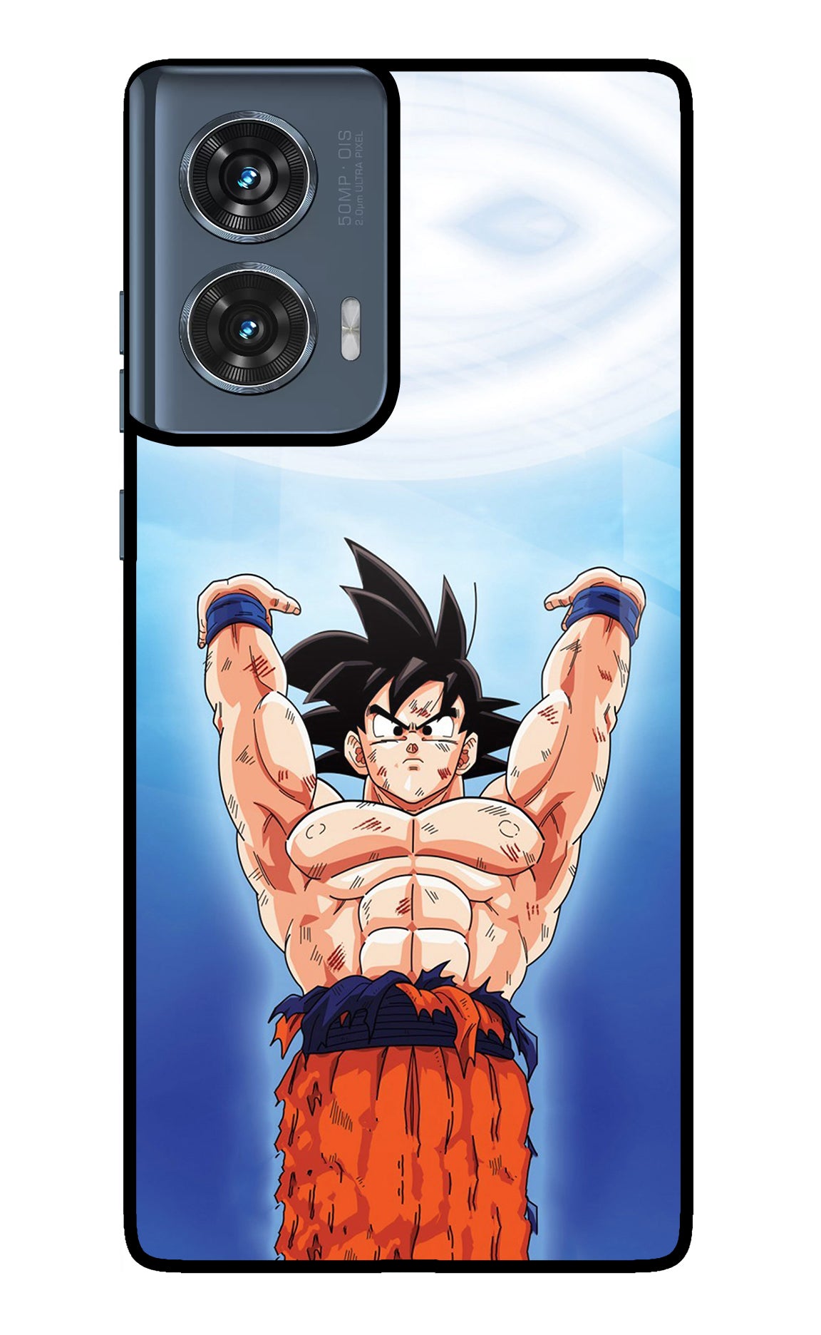 Goku Power Moto Edge 50 Fusion Glass Case