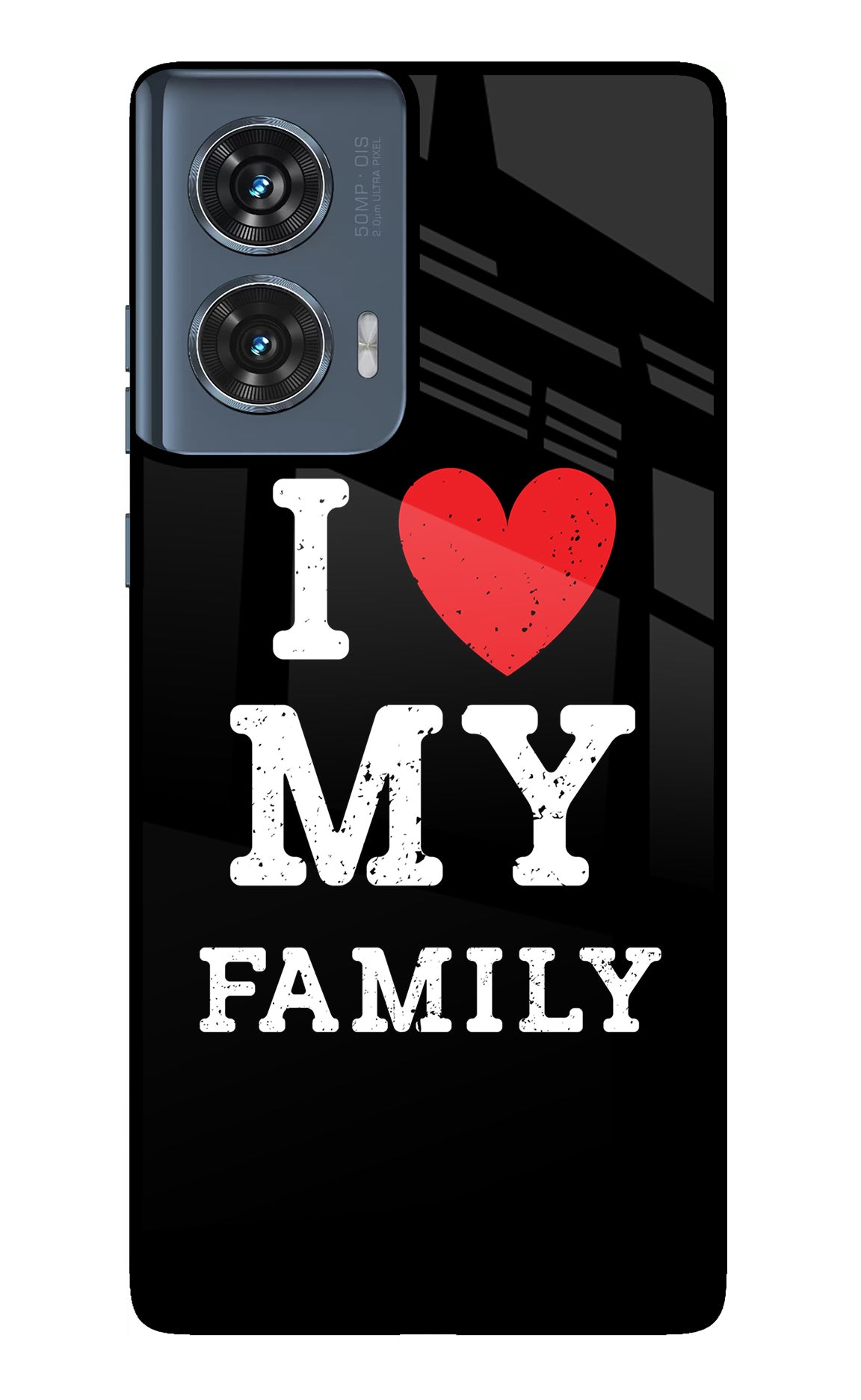 I Love My Family Moto Edge 50 Fusion Back Cover