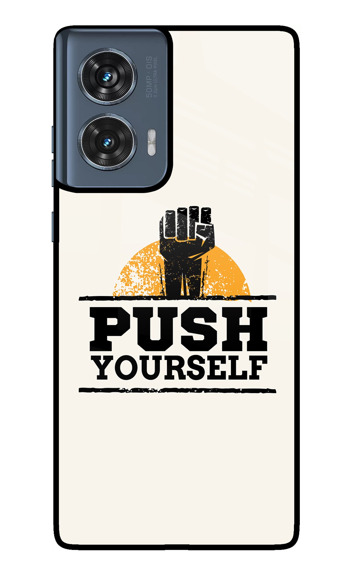 Push Yourself Moto Edge 50 Fusion Glass Case