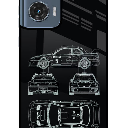 WRC'99 Moto Edge 50 Fusion Glass Case Back Cover by Casekaro