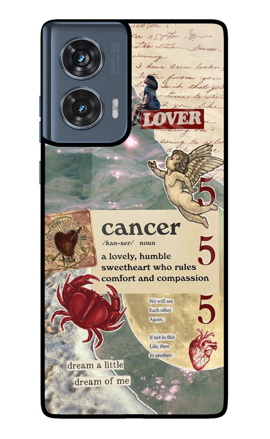 Cancer Zodiac Moto Edge 50 Fusion Glass Case