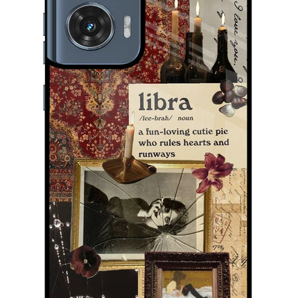 Libra Zodiac Moto Edge 50 Fusion Glass Case Back Cover by Casekaro