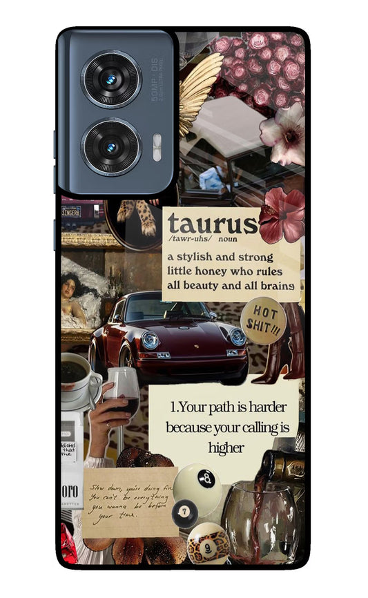 Taurus Zodiac Moto Edge 50 Fusion Glass Case